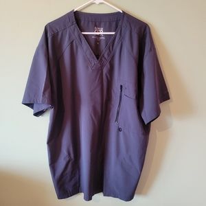 Barco One men's scrub top XL blue gray